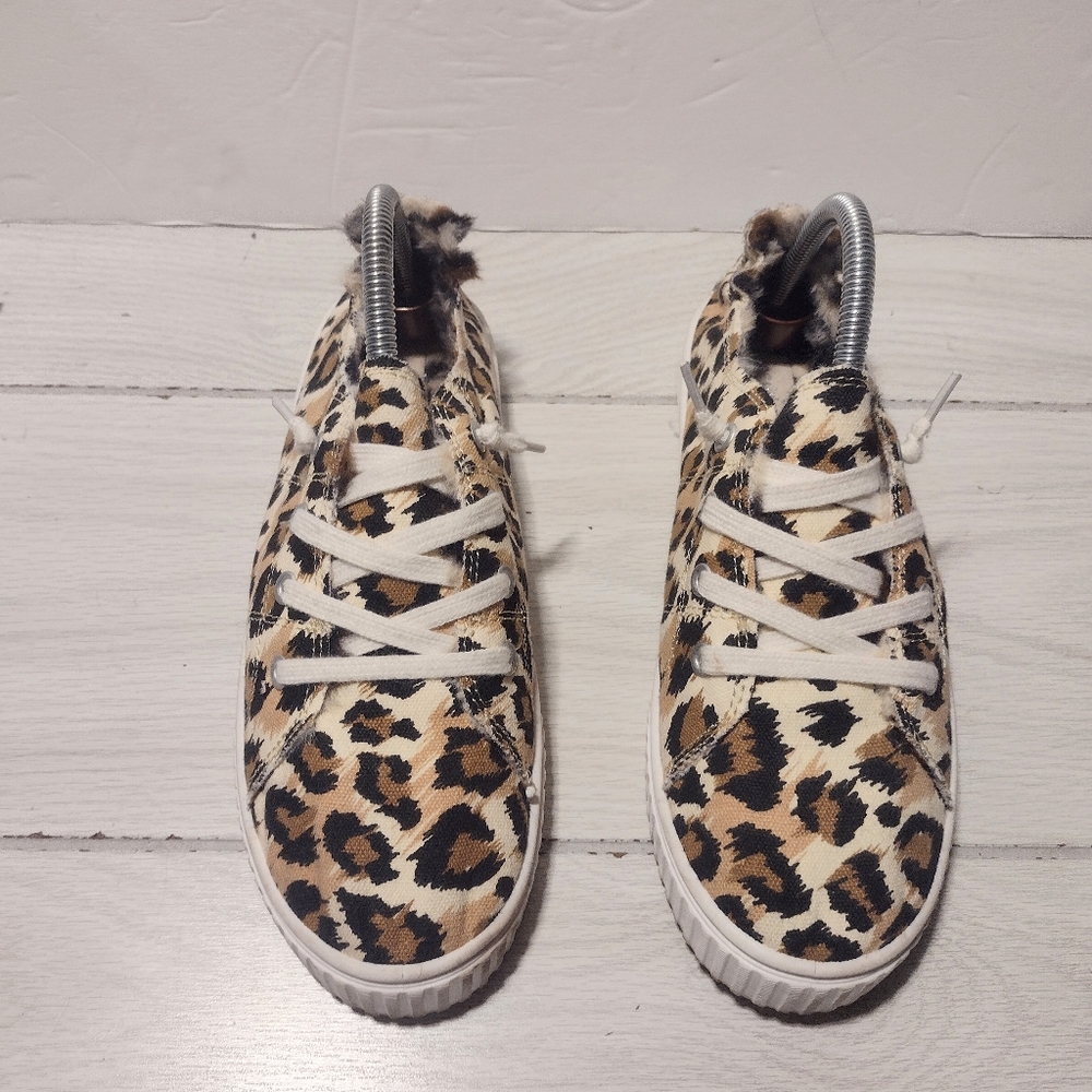 Madden Girl Womens Marisa Sneakers Leopard Size 8 - Picture 6 of 8